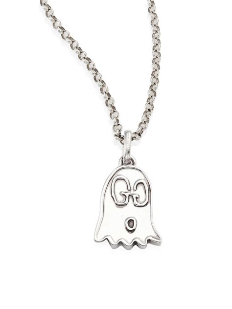 925 guccighost necklace